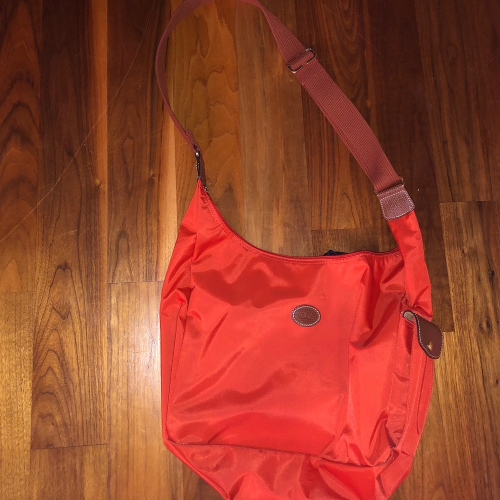 Longchamp Le Pliage Large Hobo with side pocket